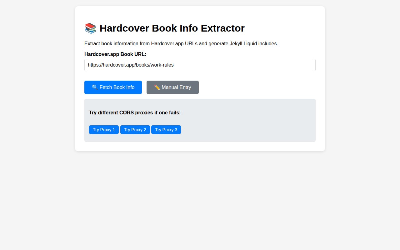 Screenshot of Extractor
